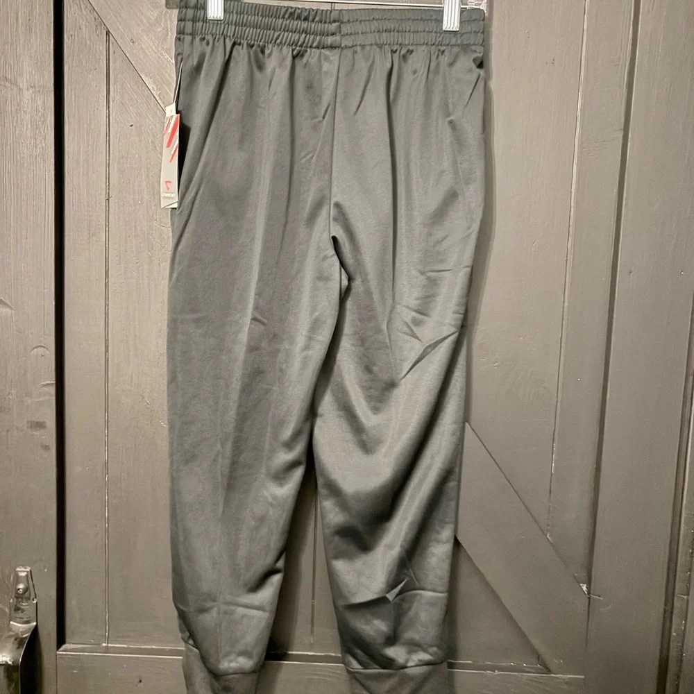 Kids Gray Athletic Joggers with Elastic Waistband